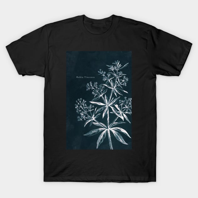 Cyanotype - Rubia Tinctora - C T-Shirt by PixelHunter